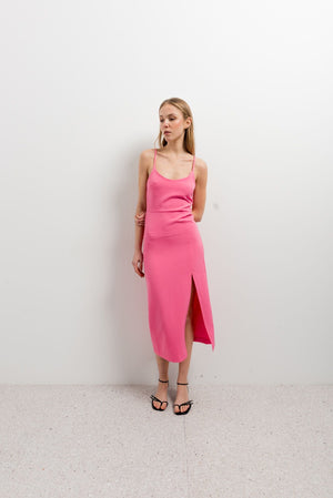 VESTIDO MIDI TIRANTES