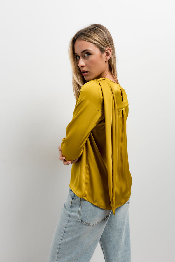 CUERPO SATINADO PLIEGUES