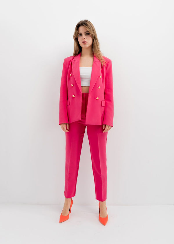 BLAZER CRUZADA BOTONES DORADOS