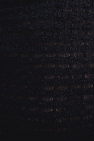 VESTIDO MIDI ASIMÉTRICO PUNTO CALADO