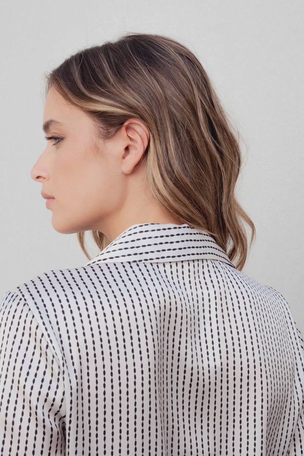 CAMISA SATINADA RAYAS