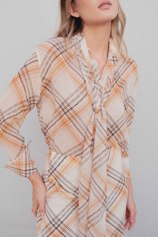 FALDA ESTAMPADA CUADROS