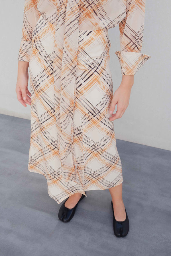 FALDA ESTAMPADA CUADROS