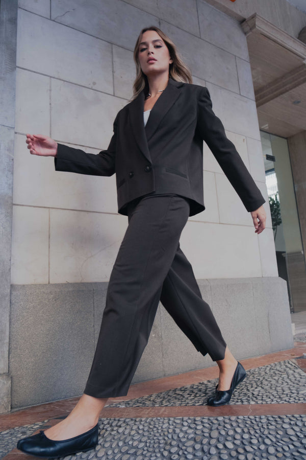 BLAZER CRUZADA CROPPED