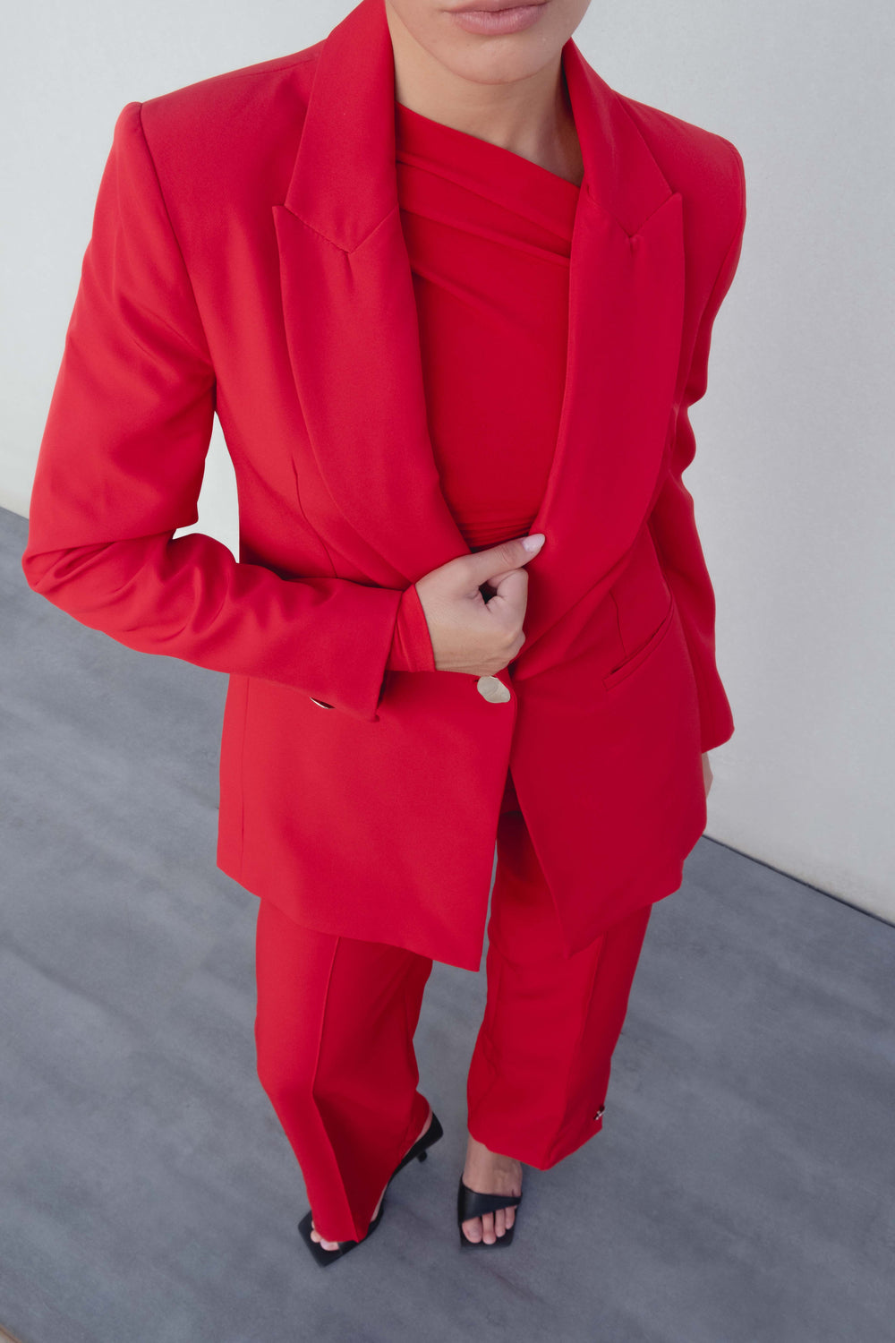 BLAZER BOTON PLATEADO