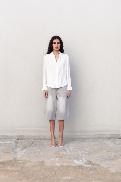 CAMISA ENTALLADA PINZAS