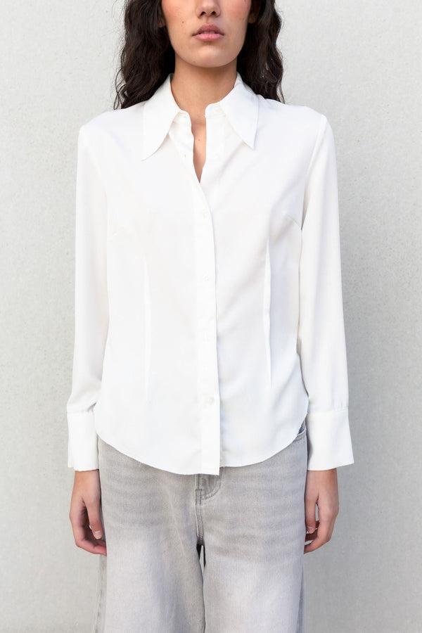 CAMISA ENTALLADA PINZAS