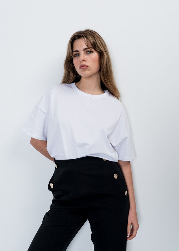 PANTALÓN RECTO BOTONES