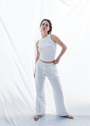 PANTALÓN ANCHO LINO