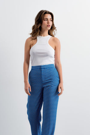 PANTALÓN ESTAMPADO GEOMÉTRICO
