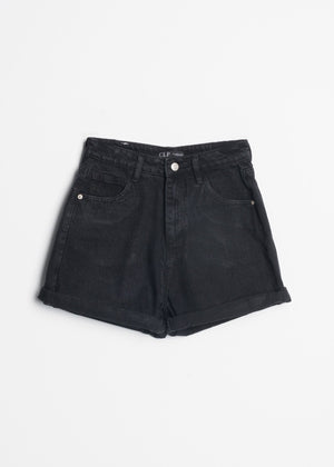 SHORTS  DENIM MOM FIT