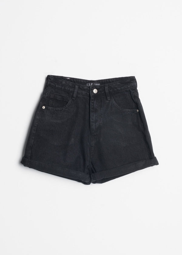 SHORTS  DENIM MOM FIT