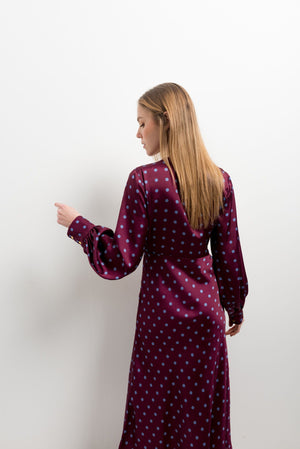 VESTIDO ESTAMPADO SATINADO