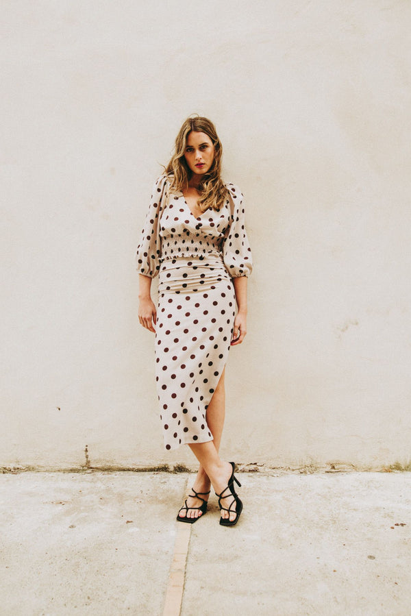 FALDA MIDI ESTAMPADA