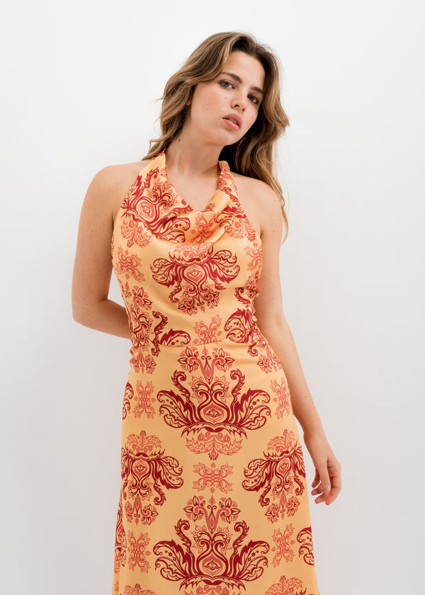 VESTIDO LARGO ESTAMPADO