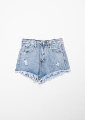 SHORTS DENIM DESFLECADO