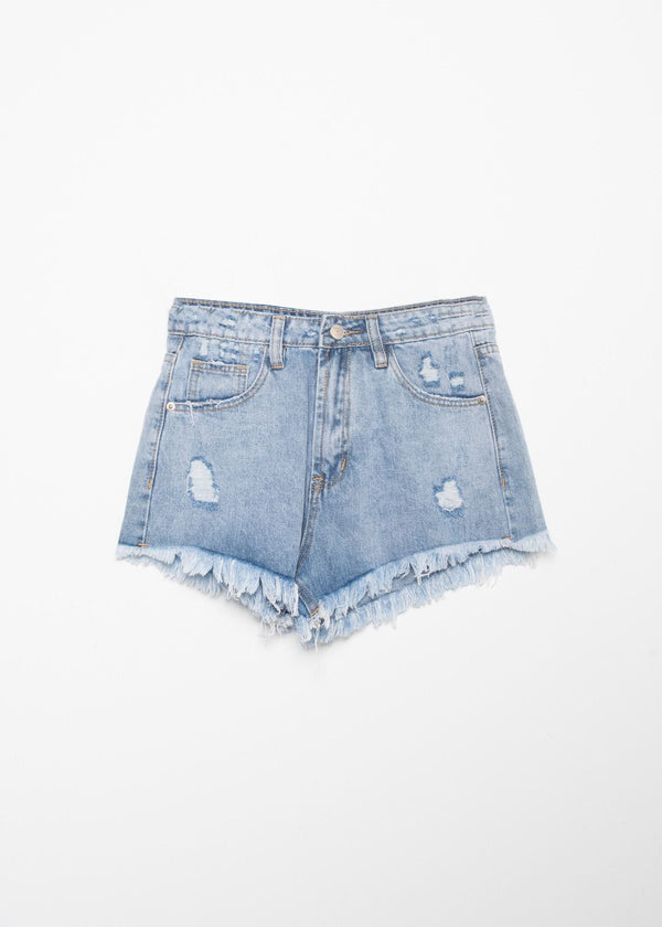 SHORTS DENIM DESFLECADO