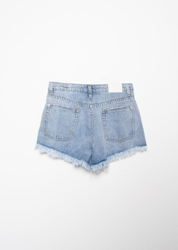 SHORTS DENIM DESFLECADO