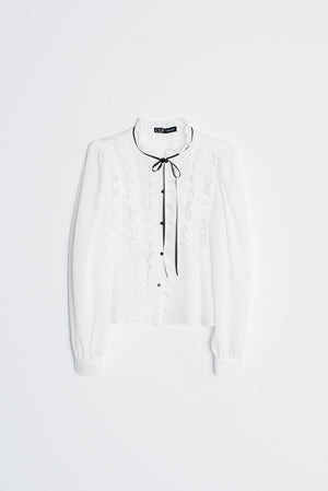 BLUSA VOLANTE LAZO