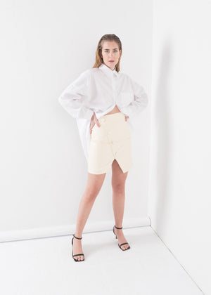 FALDA CRUZADA EFECTO PIEL