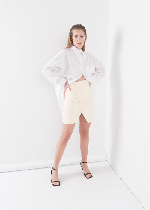 FALDA CRUZADA EFECTO PIEL