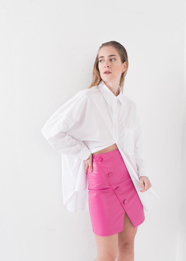 FALDA CRUZADA EFECTO PIEL