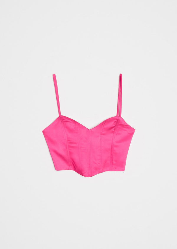 TOP CORSETERO SATINADO