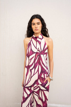 CUERPO HALTER ESTAMPADO