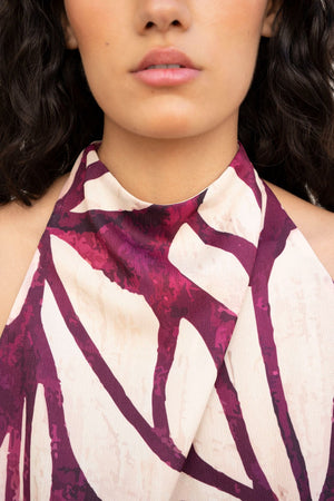 CUERPO HALTER ESTAMPADO