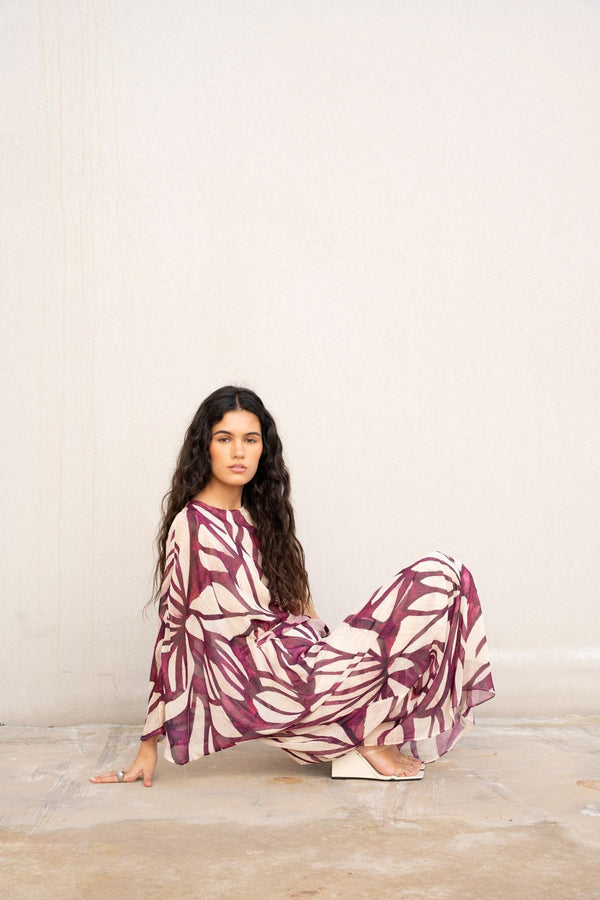 VESTIDO ASIMETRICO ESTAMPADO