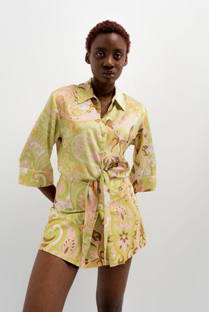 FALDA MINI ESTAMPADA