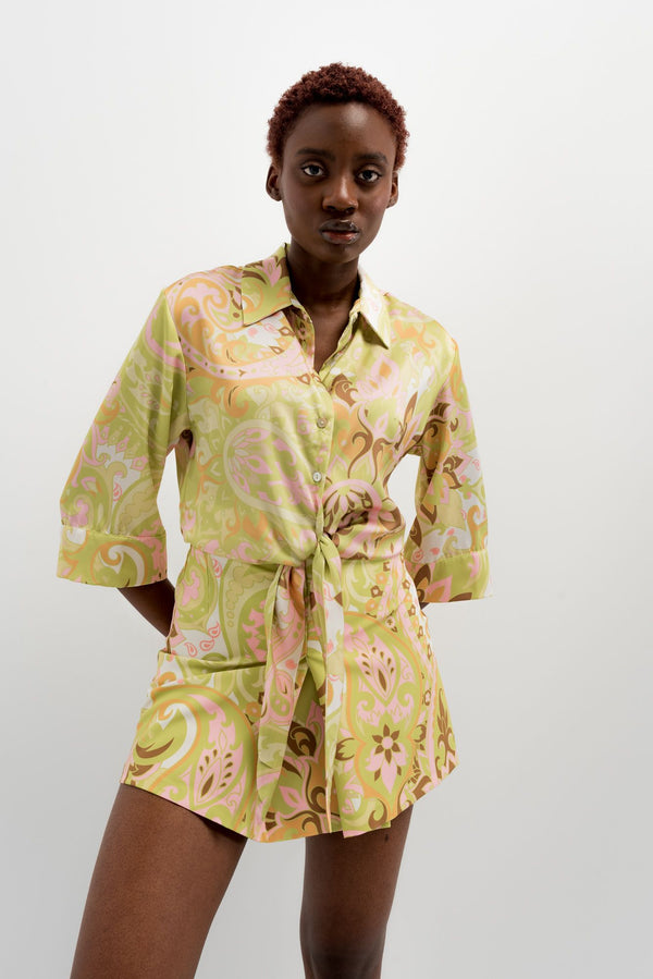 FALDA MINI ESTAMPADA