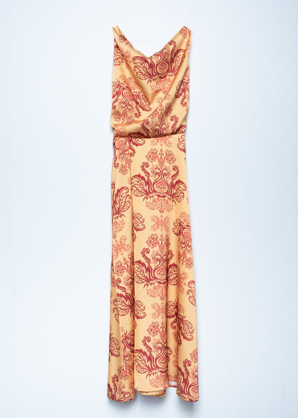 VESTIDO LARGO ESTAMPADO