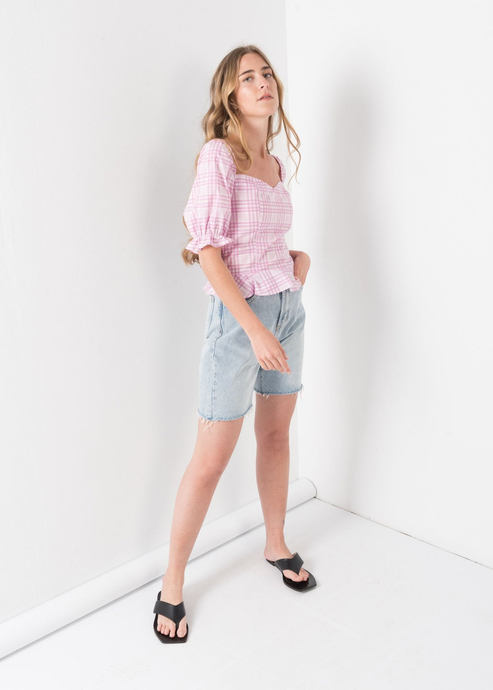 BLUSA PRADERA CUADROS