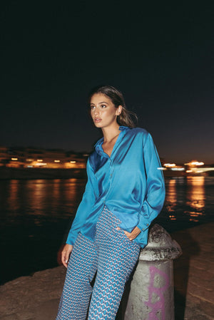 PANTALÓN ESTAMPADO GEOMÉTRICO