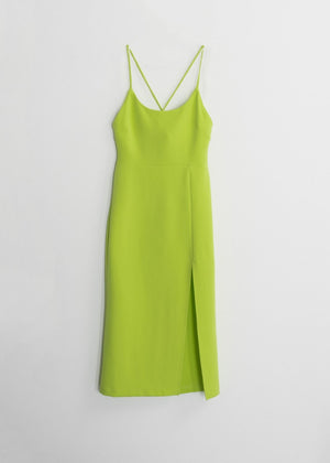 VESTIDO TUBO TIRANTES CRUZADOS