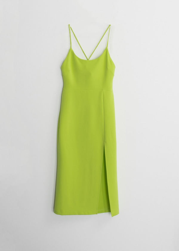 VESTIDO TUBO TIRANTES CRUZADOS