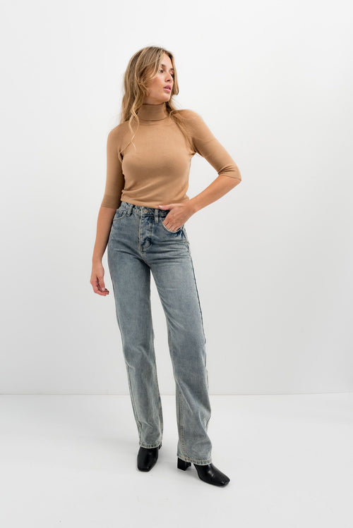 JEANS HI RISE STRAIGHT