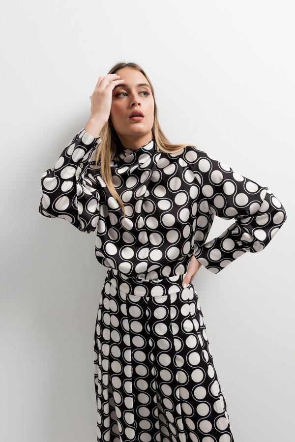 FALDA MIDI ESTAMPADA