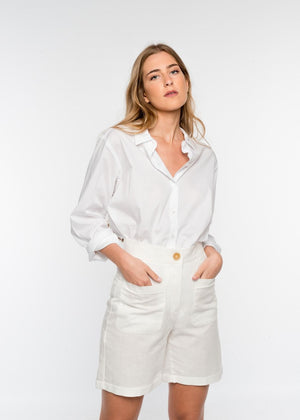 PANTALÓN CORTO DE LINO