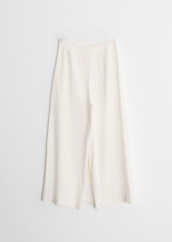 PANTALÓN LINO SOBREFALDA