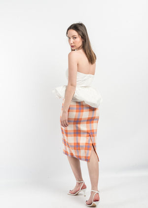 FALDA MIDI CUADROS DE LOLITO