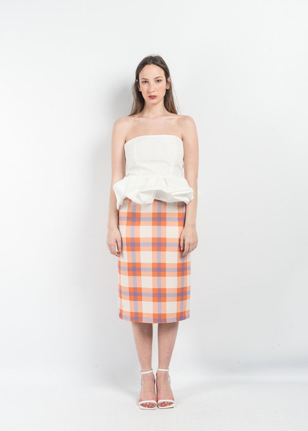 FALDA MIDI CUADROS DE LOLITO