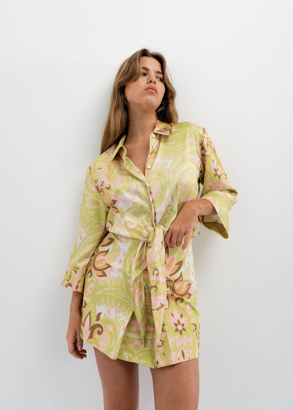 FALDA MINI ESTAMPADA