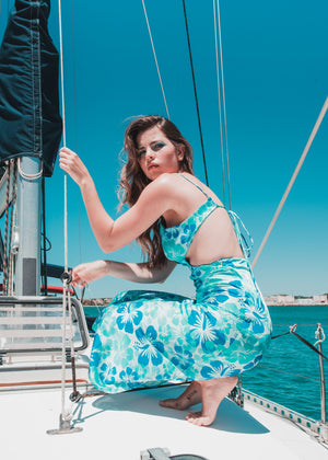 VESTIDO ESTAMPADO CUT OUT