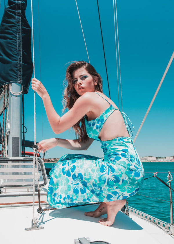 VESTIDO ESTAMPADO CUT OUT