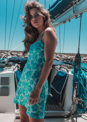 VESTIDO ESTAMPADO SATINADO