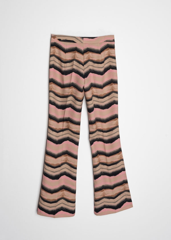 PANTALÓN FLARE ESTAMPADO