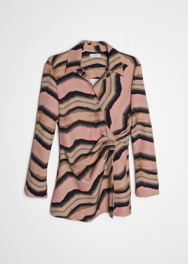 CAMISA FLUIDA ESTAMPADA