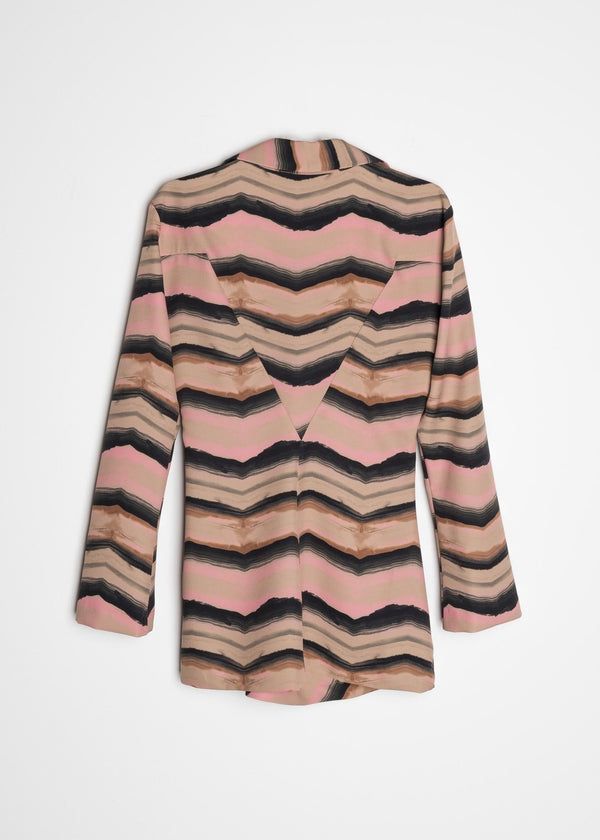 CAMISA FLUIDA ESTAMPADA